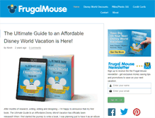 Tablet Screenshot of frugalmouse.com